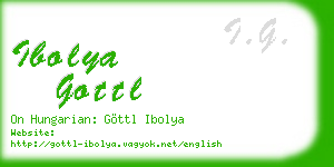 ibolya gottl business card