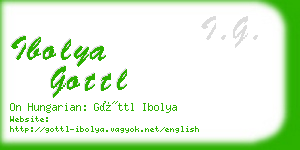 ibolya gottl business card